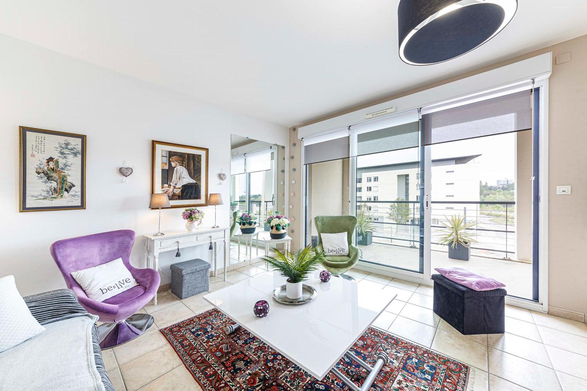 L'Aragon Wifi Balcon Vue La Maine Lägenhet Angers Exteriör bild